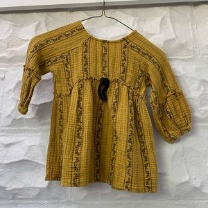 Jessica Simpson mustard dress 2T EUC